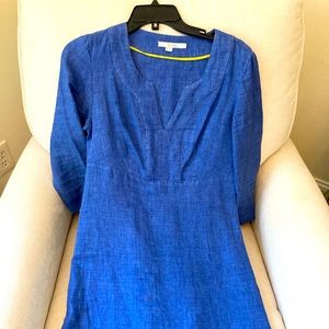 Linen A-line dress